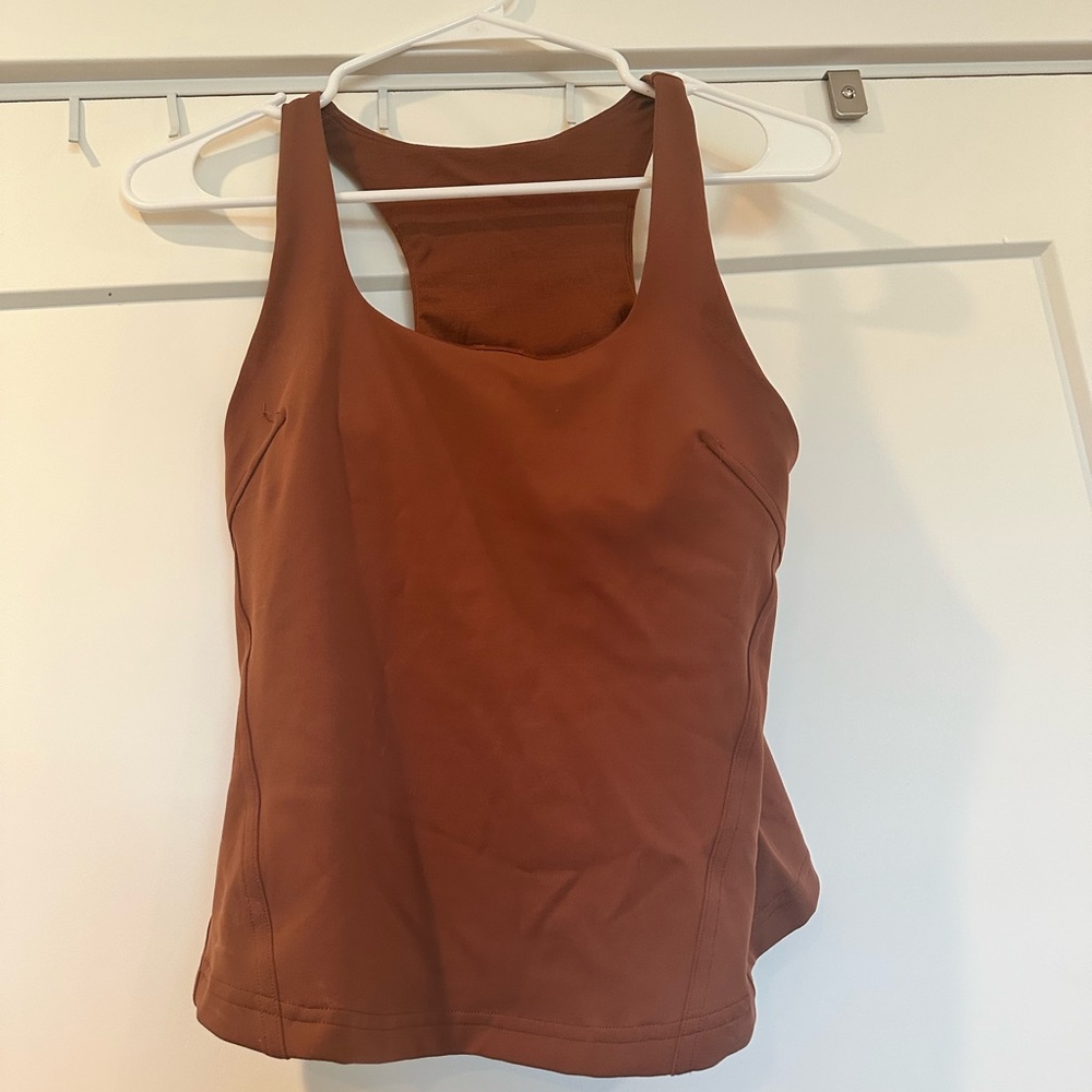 lululemon athletica Brown Tank Top